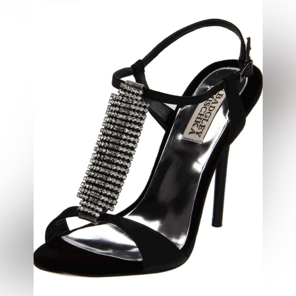 Badgley Mischka Platinum Women's Java T-Strap Sandal Size 8 - Picture 2 of 9